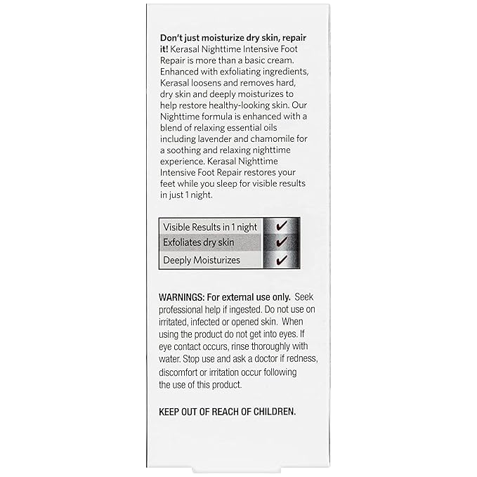 Kerasal Nighttime Intensive Foot Repair, Skin Healing Ointment - Image 11