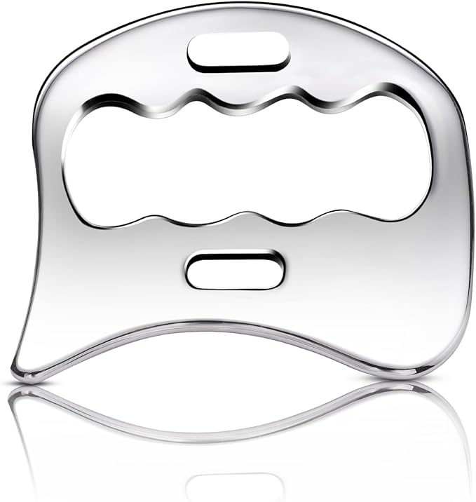 Stainless Steel Gua Sha Muscle Scraper Tool, Myofascial Scraping Tools by AICNLY