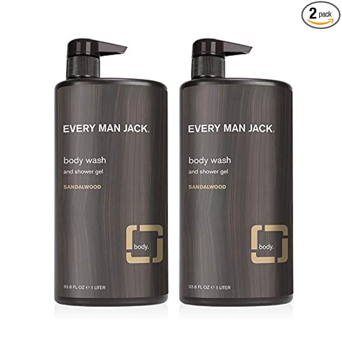 Every Man Jack Mens Sandalwood Body Wash by EveryManJack