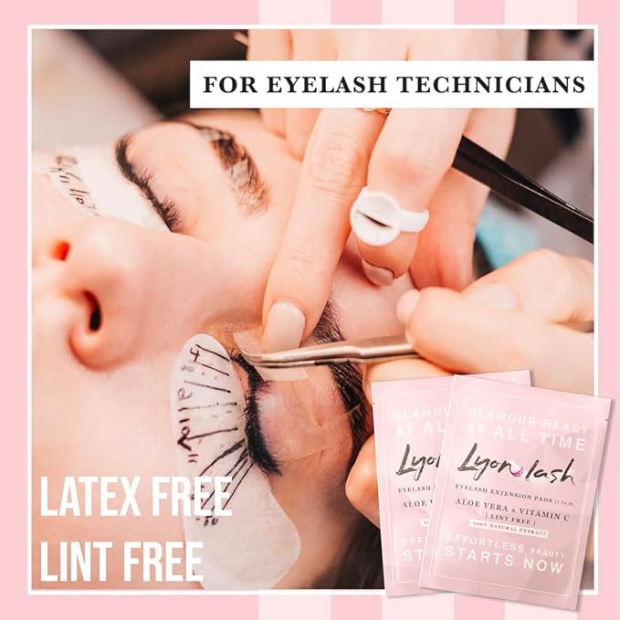 100 Pairs Eyelash Extension Under Eye Gel Pads by Lyon Lash - Image 3