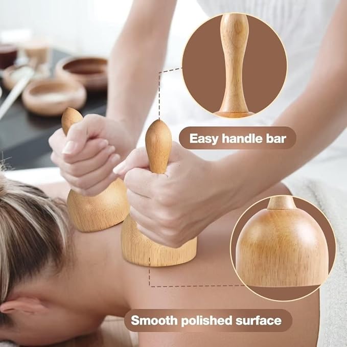 10-in-1 Wood Therapy Massage Tools Gua Sha Wooden Massager - Image 3