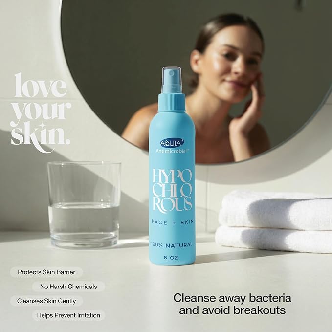 Hypochlorous Acid Spray for Face and Skin; Facial Cleanser | 2oz Face Mist - Image 8