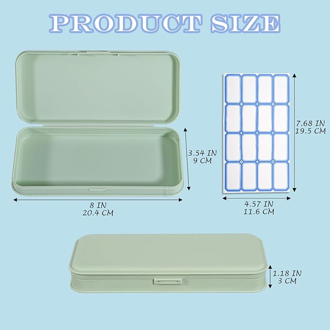 4 Pieces Plastic Storage Personal Box - Image 3