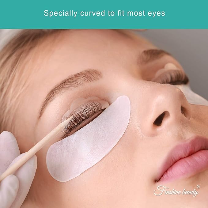 fenshine 200 Pairs Eyelash Extension Eye Pads Lint Free Hydrogel Eye Patches - Image 4