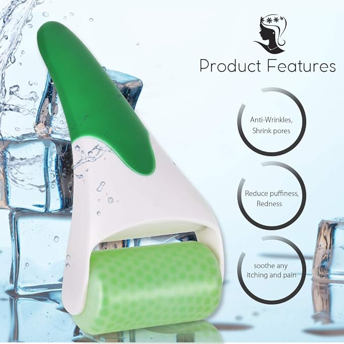 Teenitor Green Ice Roller for Facial Skin Care, Ice Massager Cooling Facial - Image 4