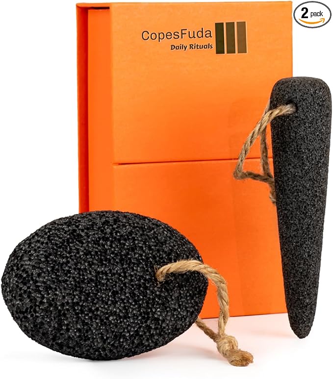 Natural Volcanic Pumice Stone for Feet & Hands. Foot Scrubber for Dead Skin by CopesFuda