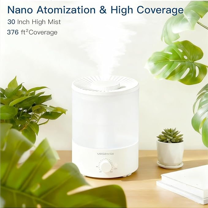 MEGAWISE 3.5L Cool Mist Humidifier – Ultra-Quiet Ultrasonic Vaporizer - Image 7