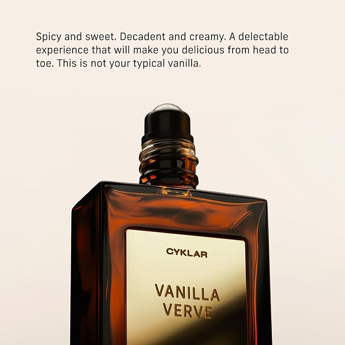 CYKLAR Perfume Oil for Skin – Vanilla Verve Scent – Spicy, Sweet & Creamy - Image 4