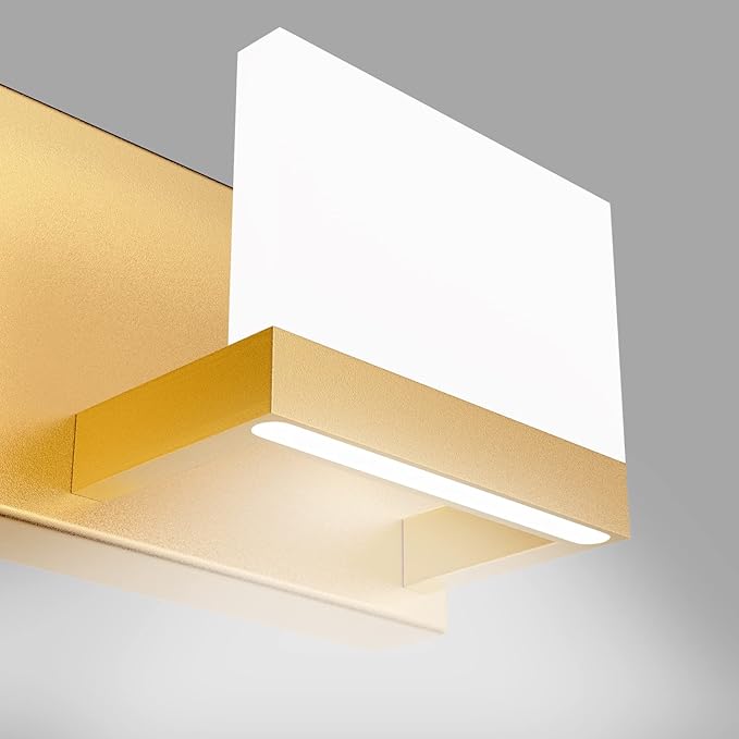 Tipace Gold Vanity Lights for Bathroom Modern LED 6 Lights Bathroom Vanity - Image 7