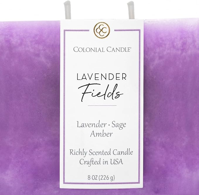 Colonial Candle Lavender Fields Scented Candle Jar, Highly Fragranced Candles - Image 5