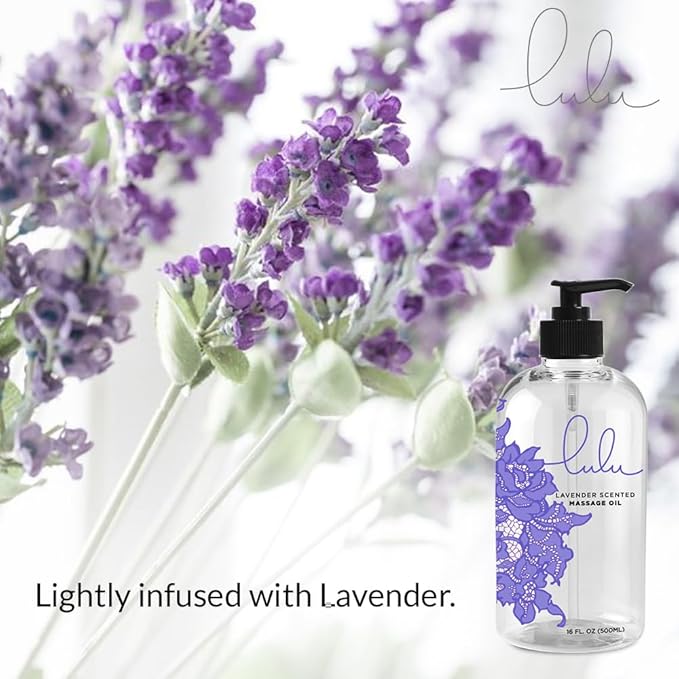 Lulu Lavender Massage Oil with Jojoba & Lavendar Oils, Nourishing Aromatic - Image 5