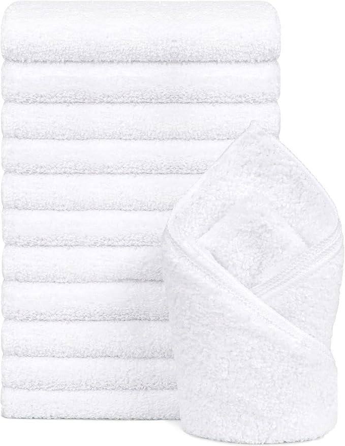 Orighty 12-Pack White Hand Towels by AllRightinOrighty