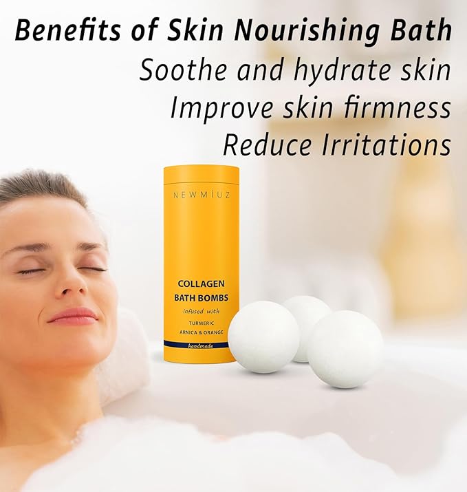 Collagen Bath Bombs Luxurious Bath Foam Gift - Image 2