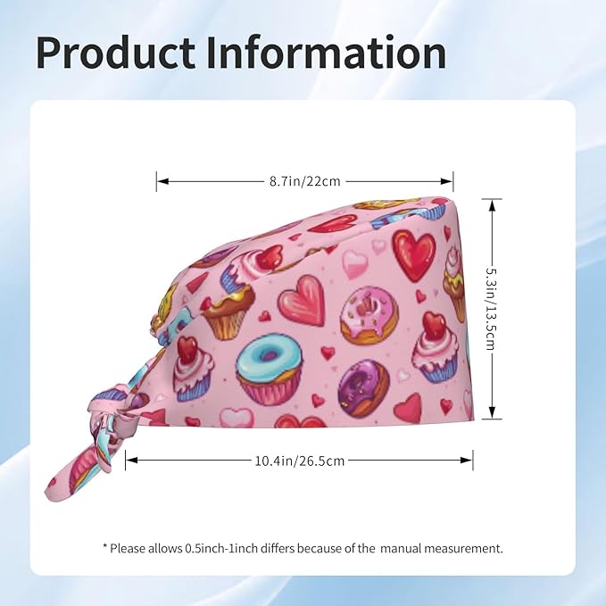Alligator Ice Cream Working Cap, Scrub Cap - Image 5