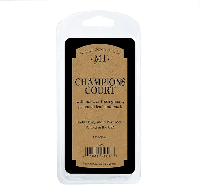 Manly Indulgence Champions Court Scented Wax Melts, Wax Melt Warmer Cubes - Image 3