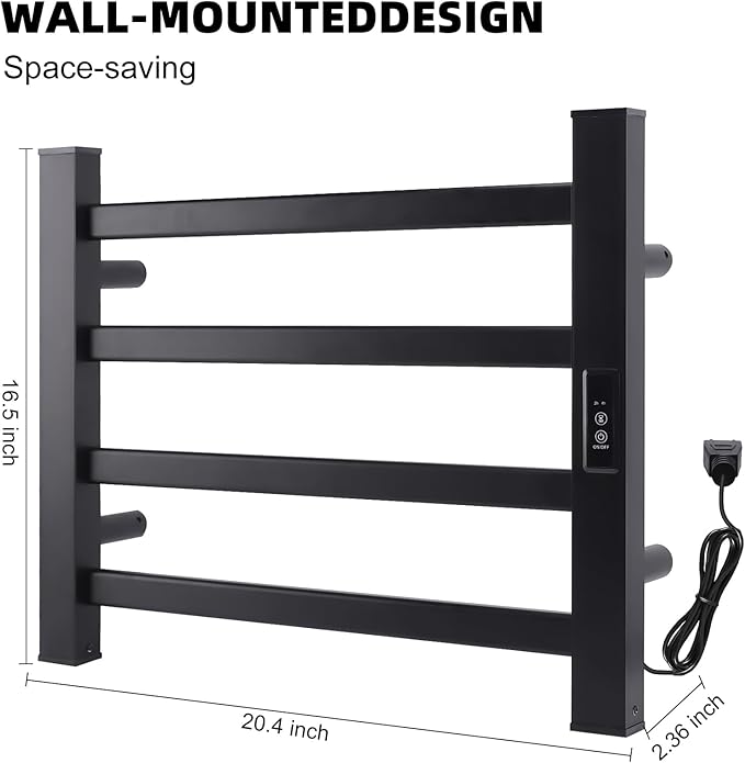 Towel Warmer Heated Towel Bar-Rack - Image 6