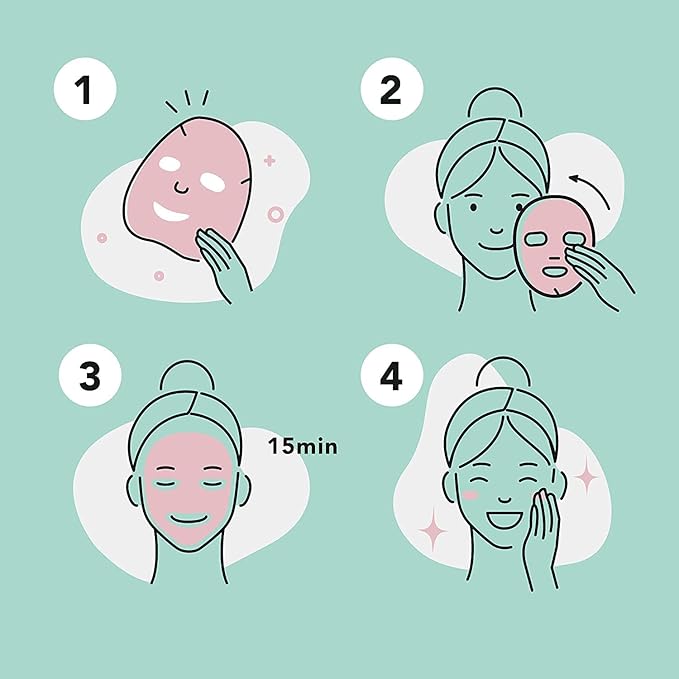 Celavi K-Beauty Skincare Essence Facial Face Mask Korea Skin Care Moisturizing - Image 6