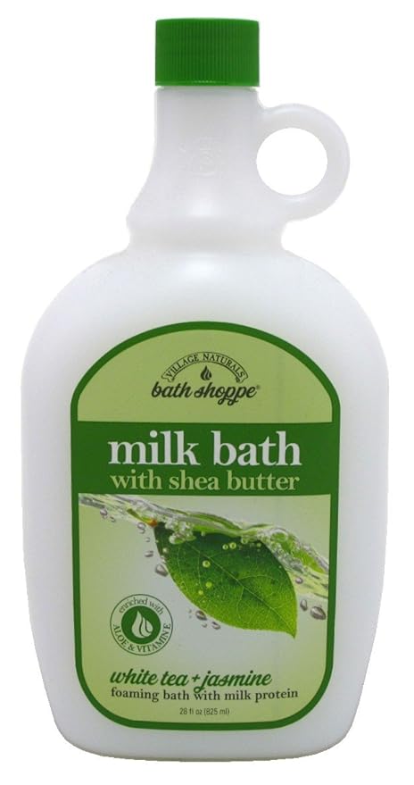 Village Naturals Bath Milk Bath Ultra-Moist White Tea & Jasmine 28 Ounce - Image 3
