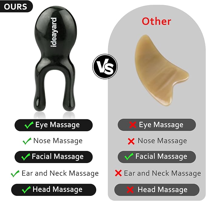 ideayard Jade Gua Sha Facial Tools - Image 3