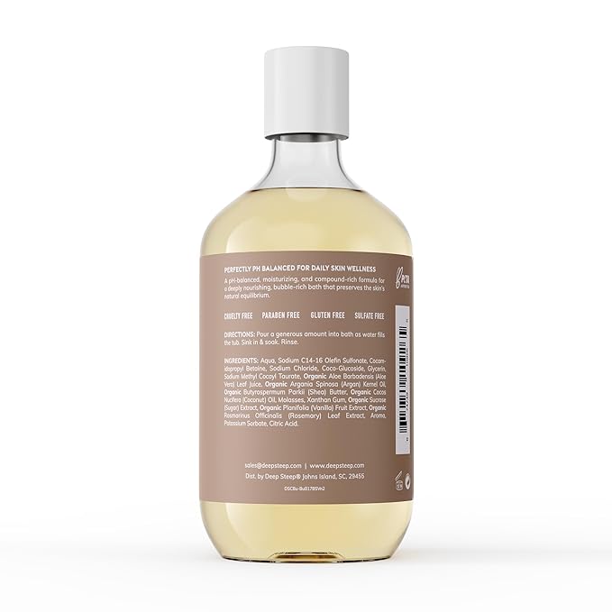 Deep Steep Brown Sugar Vanilla Bubble Bath - Image 2