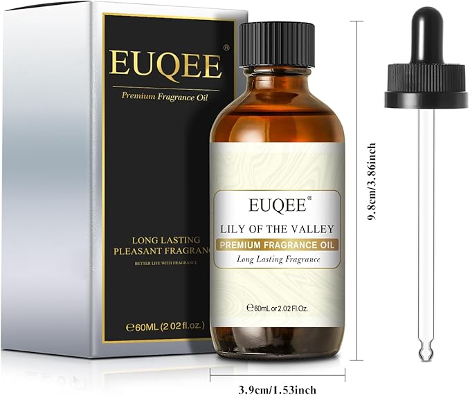 EUQEE 60ML Lily of The Valley Fragrance Oil Premium Essential Oil - Image 2