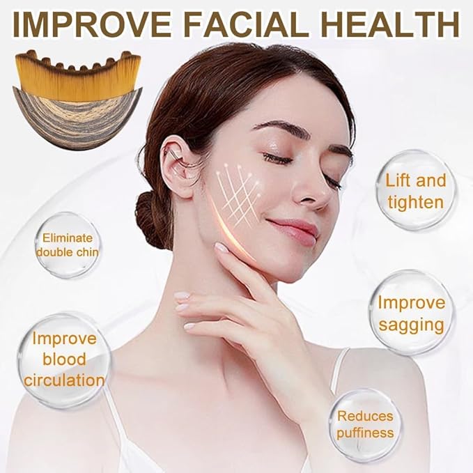 Lymphatic Face Brush, Manual Facial Cleansing Brush - Image 6