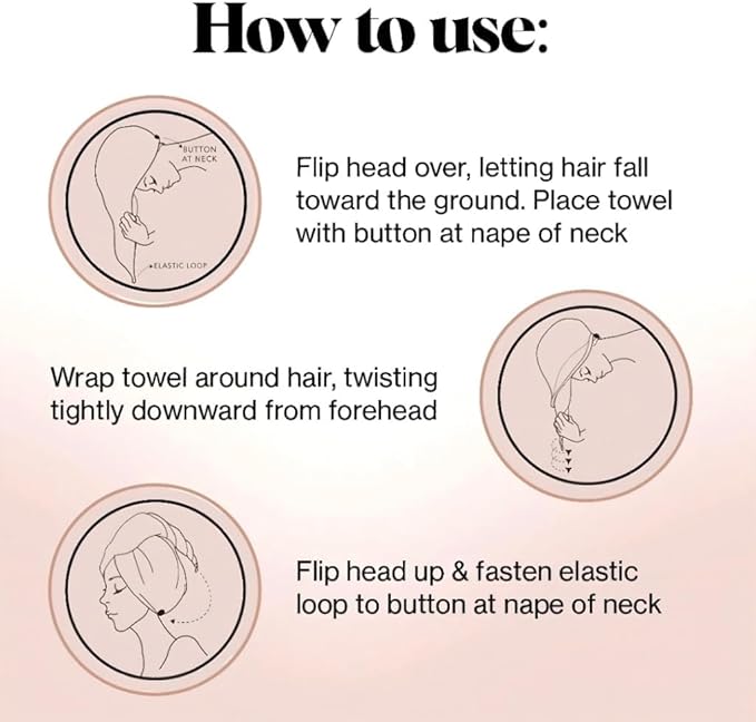 Luxury Microfiber Hair Towel Wrap - Image 6