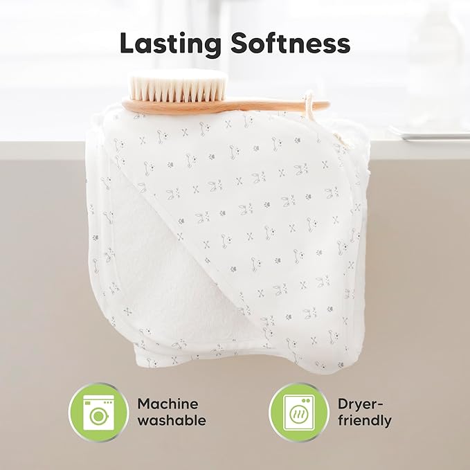 KeaBabies Hooded Baby Towel for Newborn - Image 6