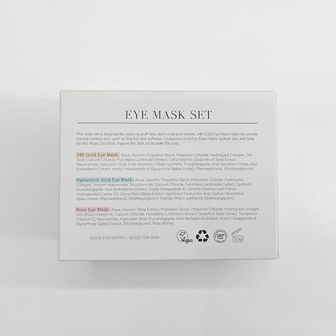 PEAUAMIE Under Eye Patches Gold and Hyaluronic Acid - Image 9