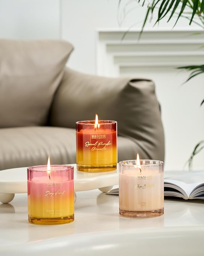 M&SENSE Grapefruit Scented Candles - Image 7