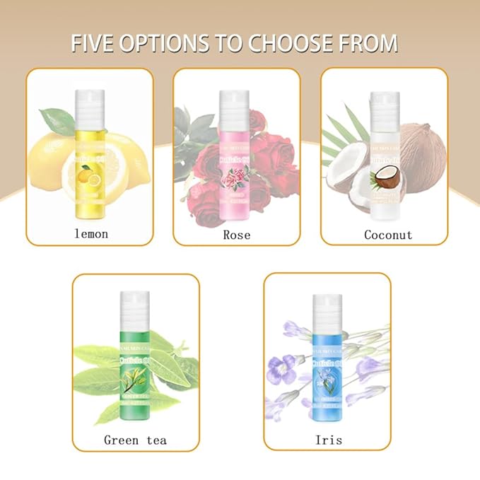 5pcs Cuticle Oil Roller Nourishing Moisturizing Roll On Cuticle Oil - Image 3