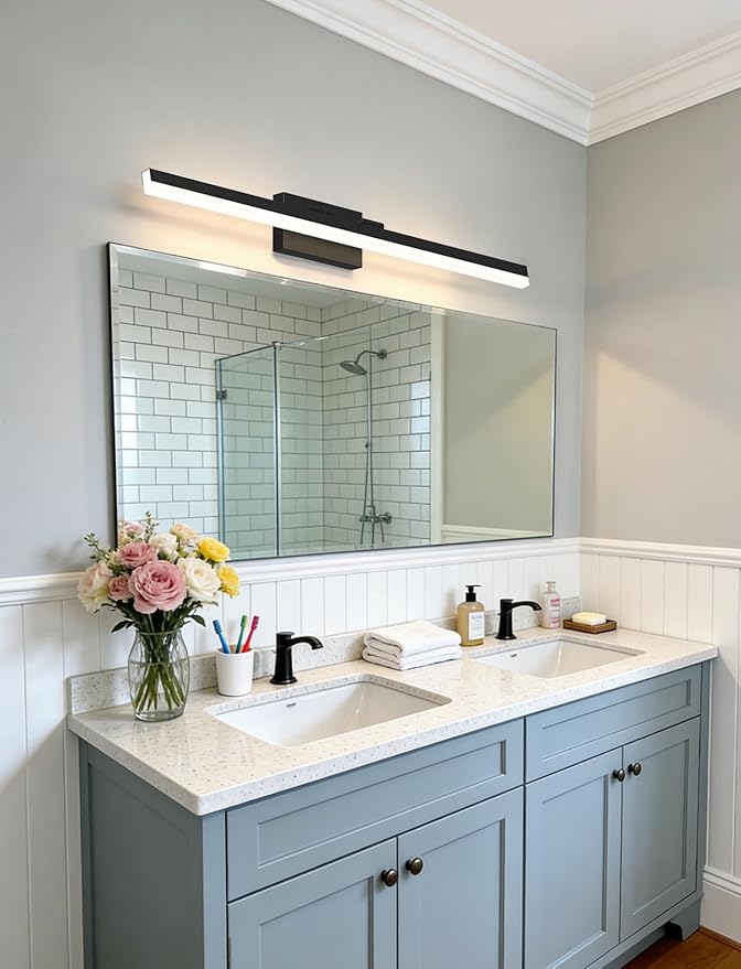 IZORRO Modern Bathroom Vanity Light 40 inch, 32W Dimmable Led Bathroom Light - Image 7
