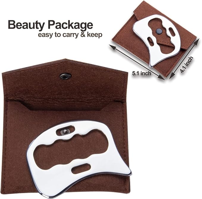 Stainless Steel Gua Sha Scraping Massage Tool-Muscle Scraper - Image 6