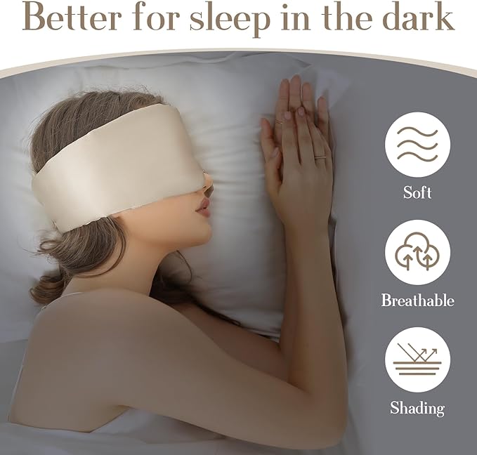 SECZIPE 100% Mulberry Silk Sleep Mask Eye Mask - Image 2