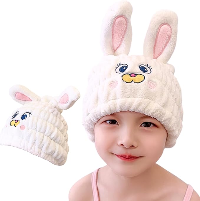 Microfiber Hair Towel Wrap for Kids, Absorbent Quick Girls Boys Hair Drying by LCBD