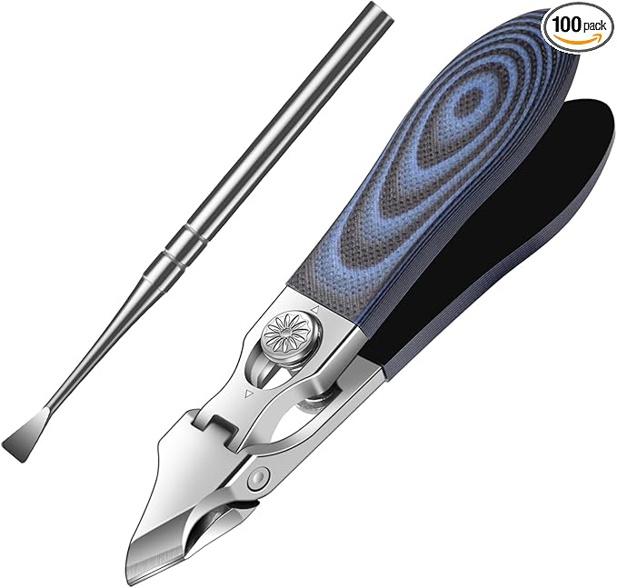 Safety Lock Cuticle Nippers for Home Manicure, G10 Handle Cuticle Trimmer for by Unknown