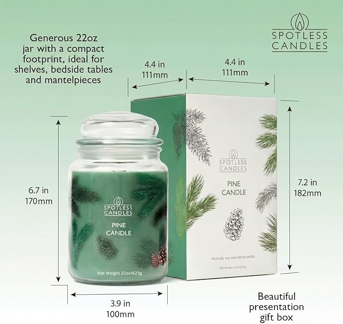 Pine Candle 22oz - Image 3