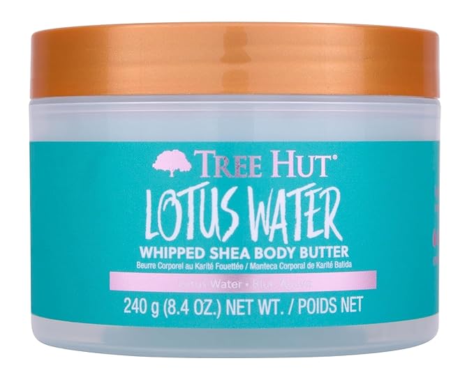 Tree Hut Lotus Water Whipped Shea Body Butter, Hydrating & Nourishing Body by TreeHut