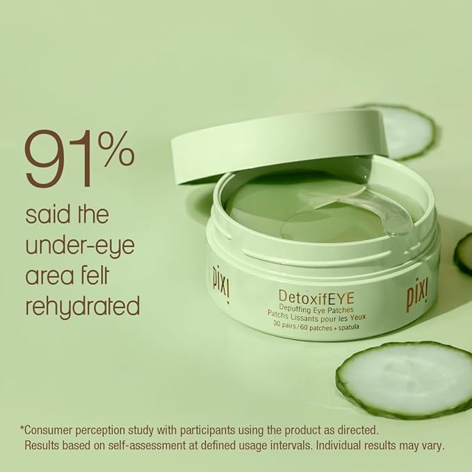 Pixi Day & Night Eye Patch Duo |Depuffing Hydrogel Under-Eye Patches - Image 10
