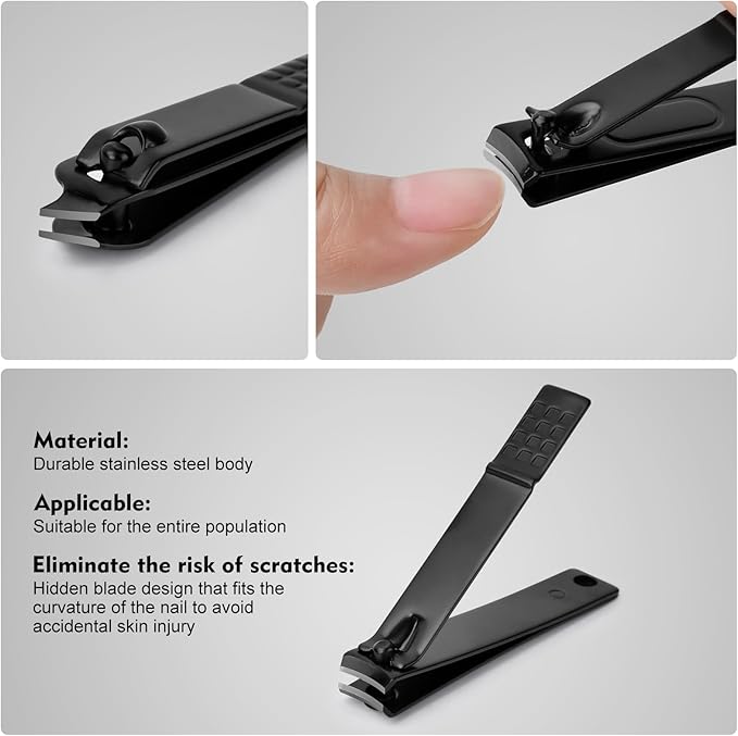 Manicure Set Gifts for Men Fathers Day Dad Gifts Professional Stainless Steel - Image 5