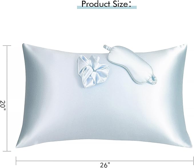 Vegan Silk Sleep Set, Vegan Silk Pillowcase - Image 2