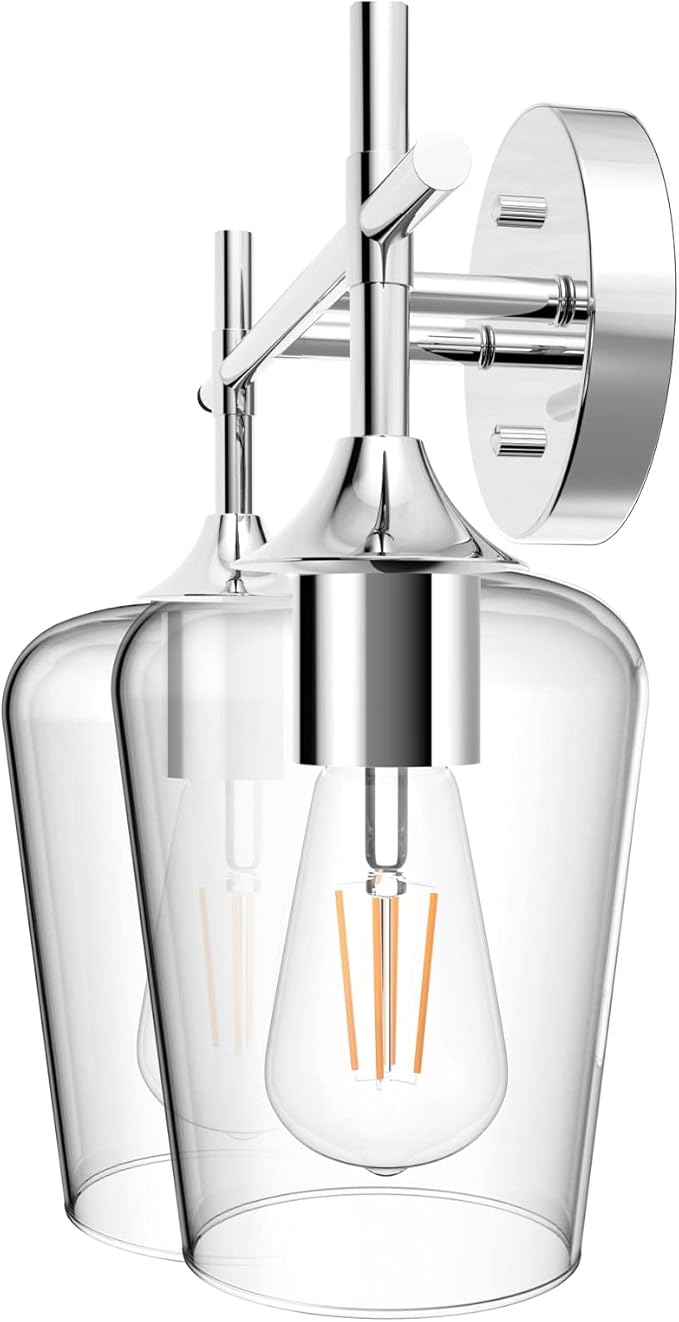 Ralbay Chrome Bathroom Light Fixtures 2-Lights - Image 7