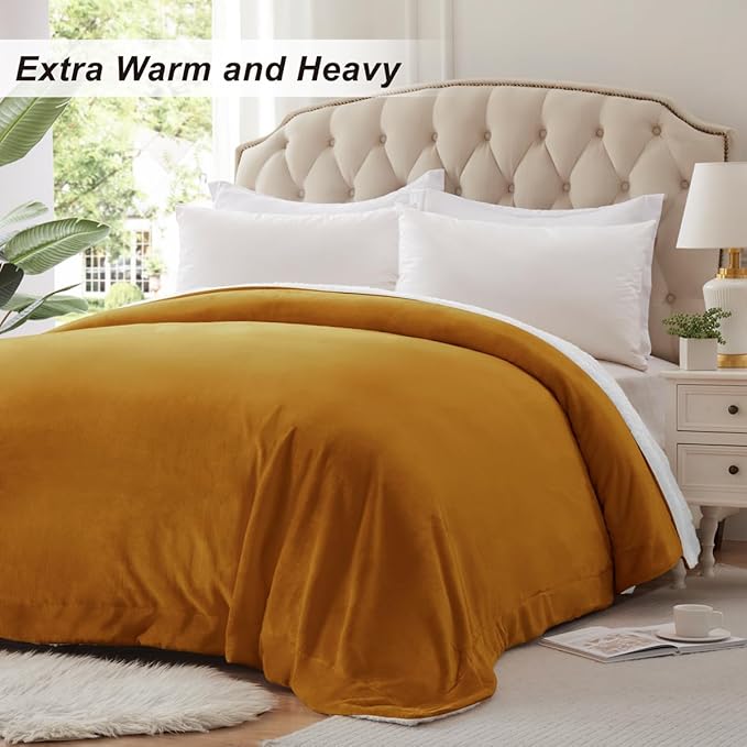 KAWAHOME Sherpa Fleece Queen Size Blanket - Image 5