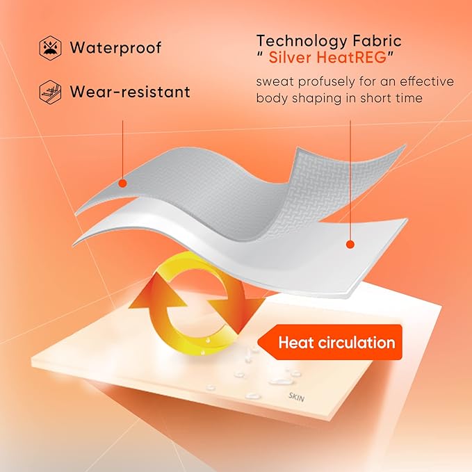 HOTSUIT Sauna Suit Women Machine Washable Sweat Sauna Jacket Pants Anti Rip - Image 4