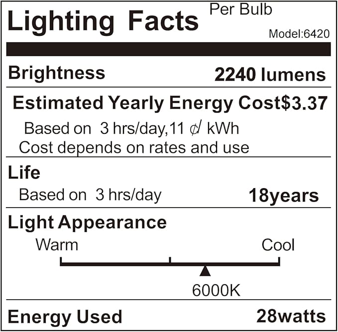 LED Bathroom Light Fixtures 28W Bath Room Lamps 40" Over The Mirror Lighting - Image 9