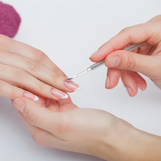 Cuticle Pusher Nail Polish Remover 2-in-1 Cuticle Trimmer Nail Care Tool - Image 5