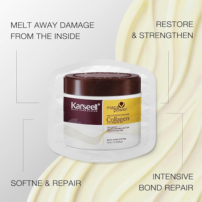 Karseell Collagen Hair Treatment Deep Repair Conditioning Argan Oil Collagen - Image 8
