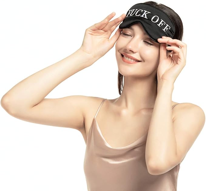 100% Mulberry Silk Sleep Mask Blackout, Cute Natural Sleeping Mask - Image 7