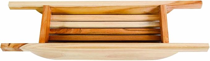 EcoDecors, 29 inch, Bath Tray for Tub, Bath Tub Tray Wood, Bathtub Table - Image 4