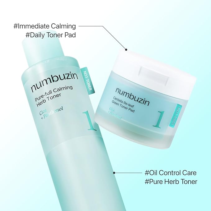 numbuzin No.1 Toner | Pure-Full Calming Herb Toner | Breakouts, Excess Oil - Image 9